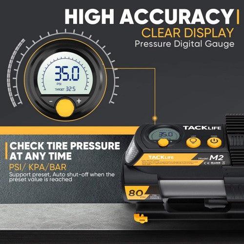 120W Rechargeable Portable Air Compressor with LED Digital Display - Toytexx 120W Rechargeable Portable Air Compressor with LED Digital Display - Toytexx